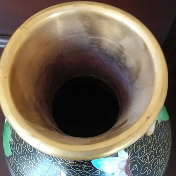 Beautiful Vintage Chinese Cloisonne Vase - Picture 10 of 10